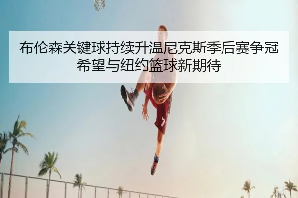 布伦森关键球持续升温尼克斯季后赛争冠希望与纽约篮球新期待